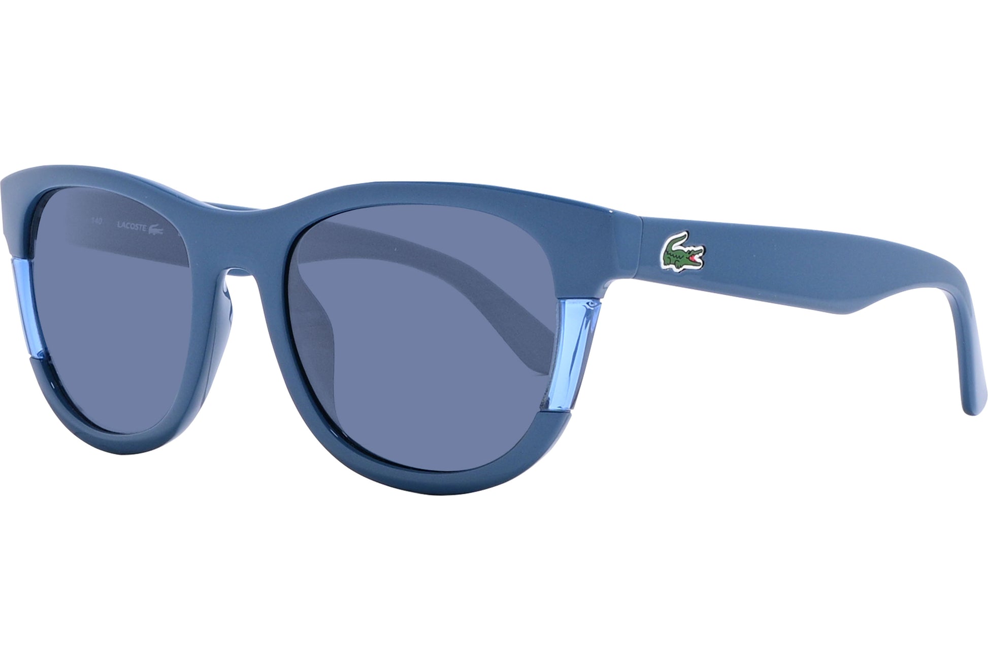 lacoste round sunglasses side view