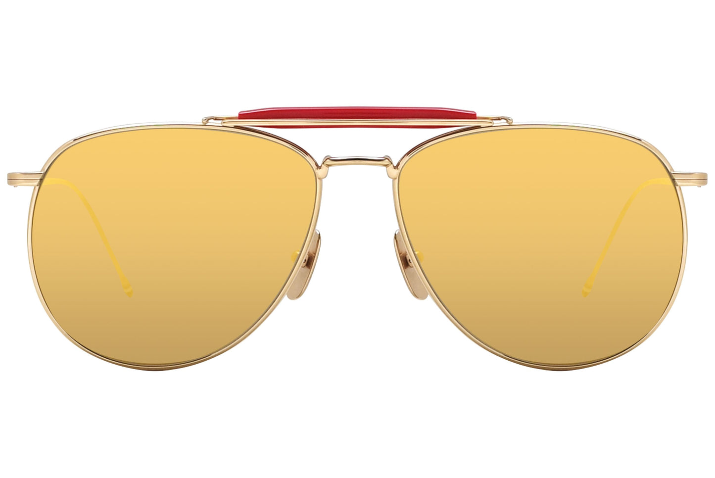 Thom Browne Aviator Gold Sunglasses Model: TB015-GLD