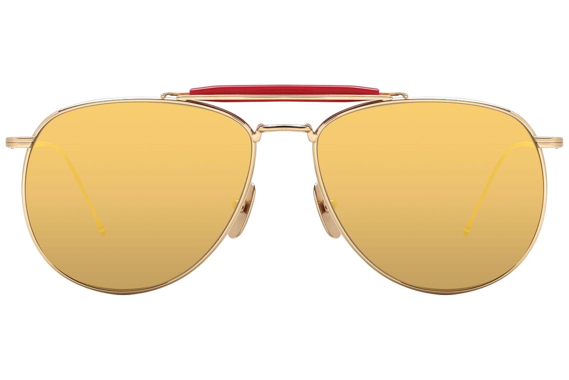 Thom Browne Aviator Gold Sunglasses Model: TB015-GLD