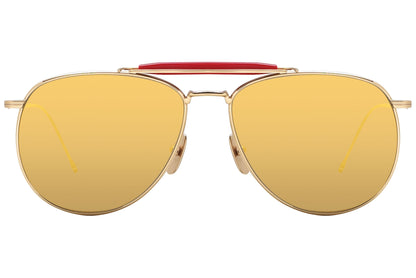 Thom Browne Aviator Gold Sunglasses Model: TB015-GLD