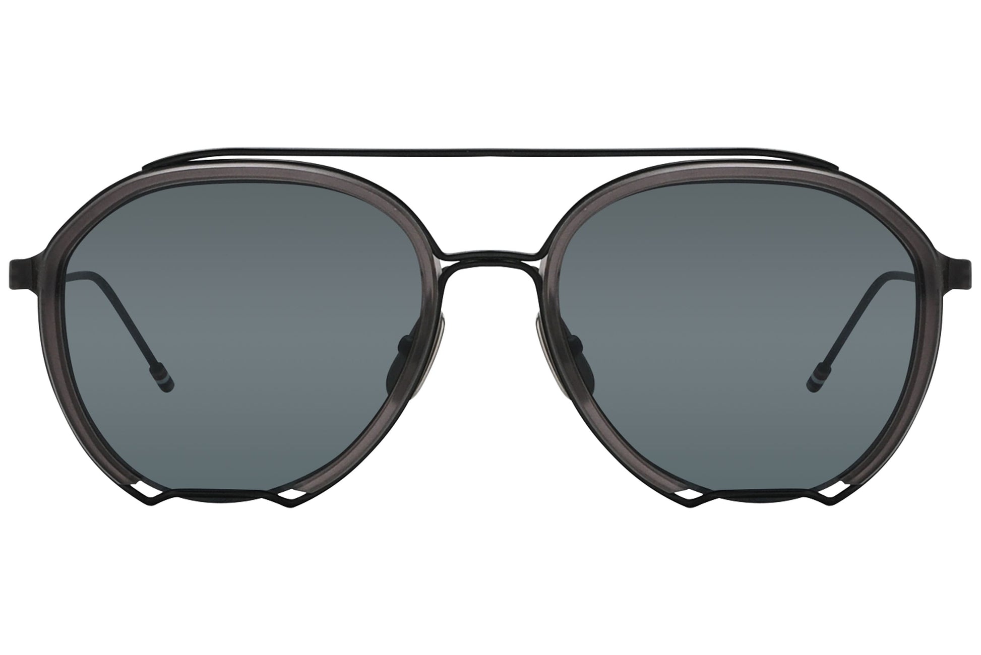 Thom Browne Aviator Gray Sunglasses Model: TBS810-GRY-BLK