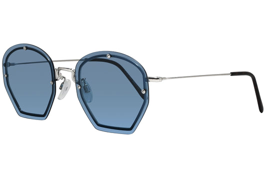 Tods Geometric Blue Sunglasses Model: TO134-16V Side View