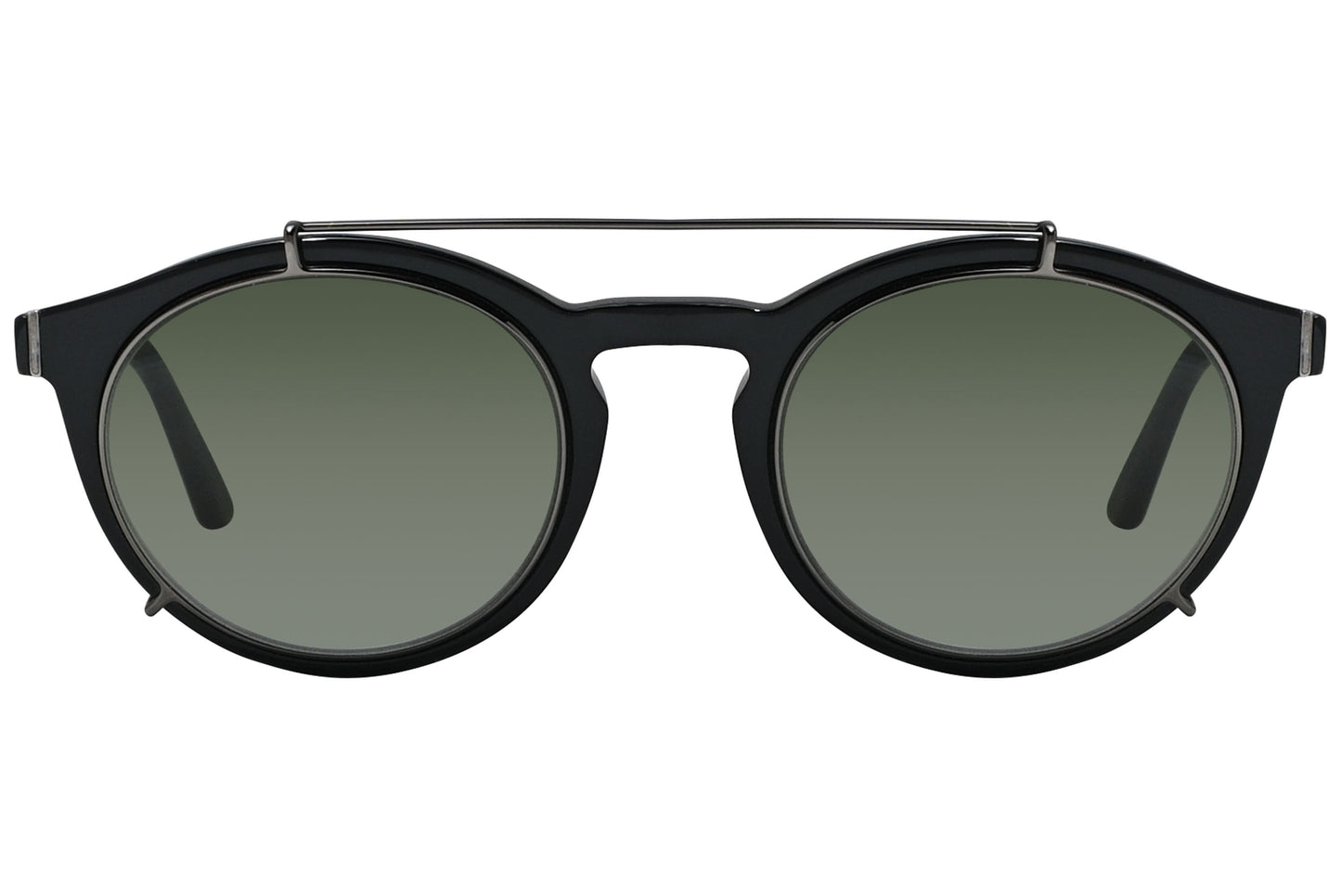 Tods Round Black Sunglasses Model: TO180-01P Front View