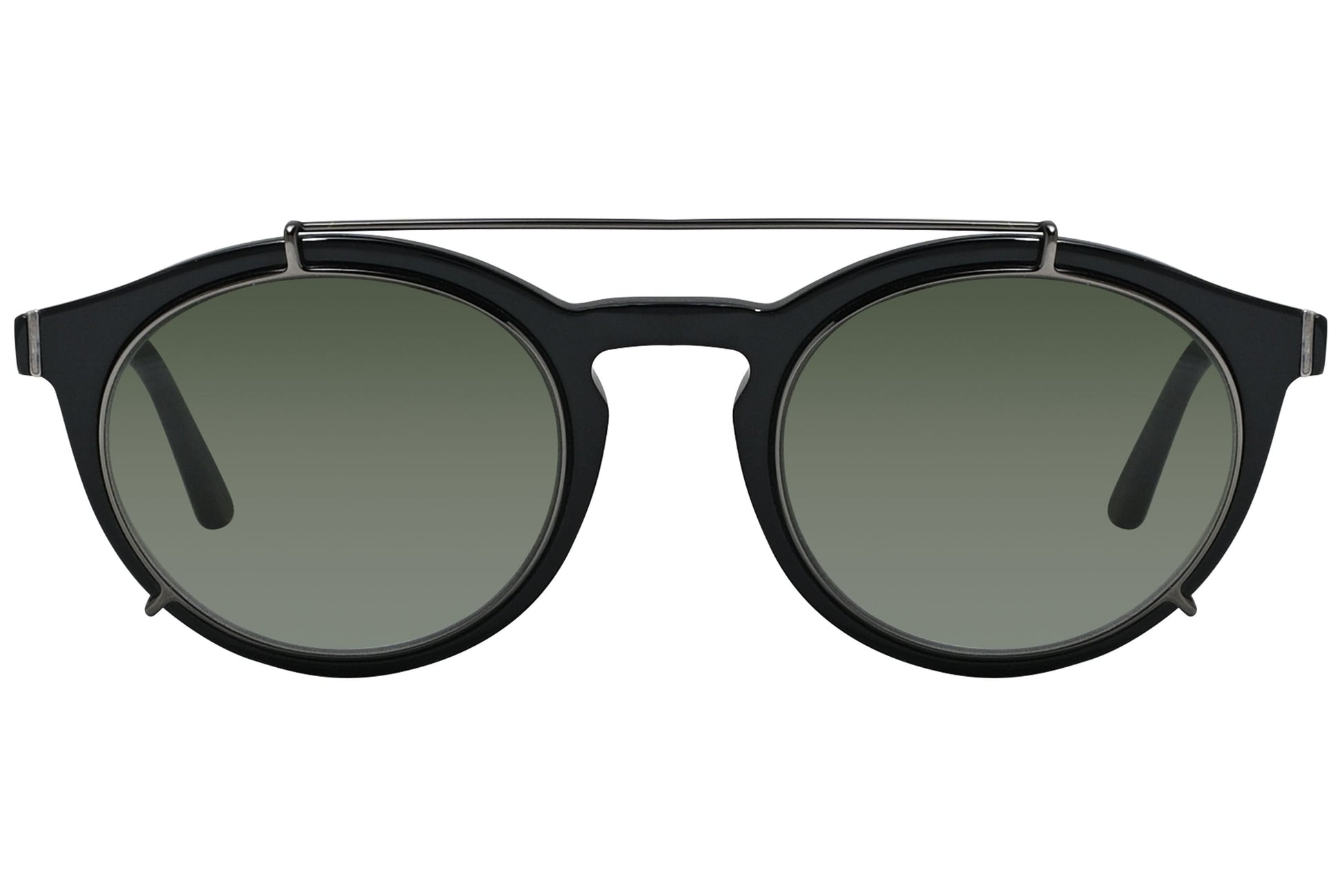 Tods Round Black Sunglasses Model: TO180-01P Front View