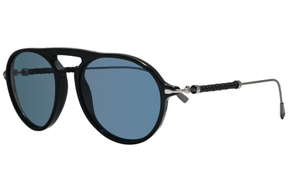 Tods Round Blue Sunglasses Model: TO205-01V Side View