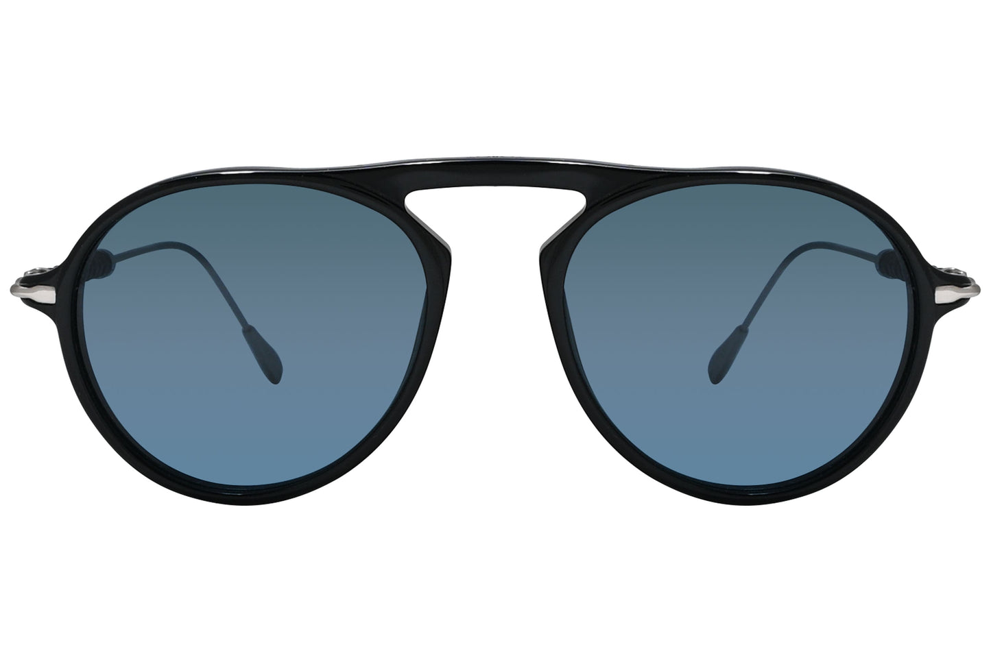 Tods Round Blue Sunglasses Model: TO205-01V Front View