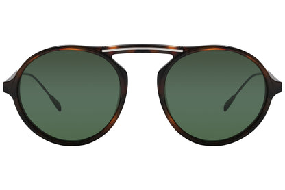 Tods Round Tortoise Sunglasses Model: TO210-52Z Front View