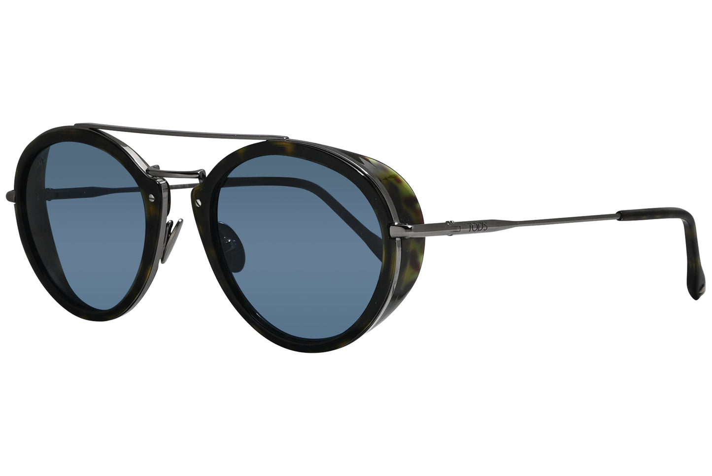 Tods Aviator Tortoise Sunglasses Model: TO220-52V Side View