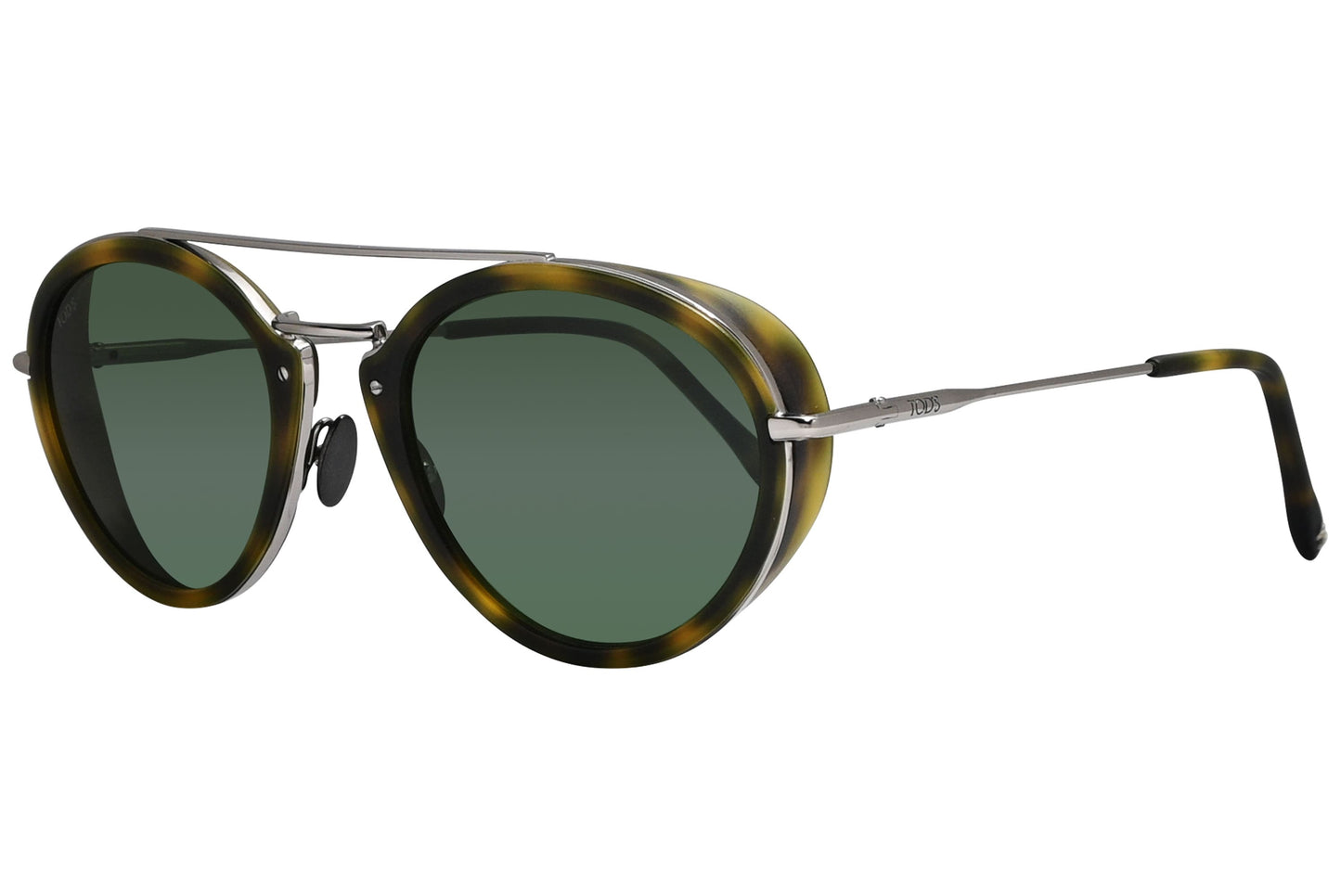 Tods Aviator Tortoise Sunglasses Model: TO220-53N Side View