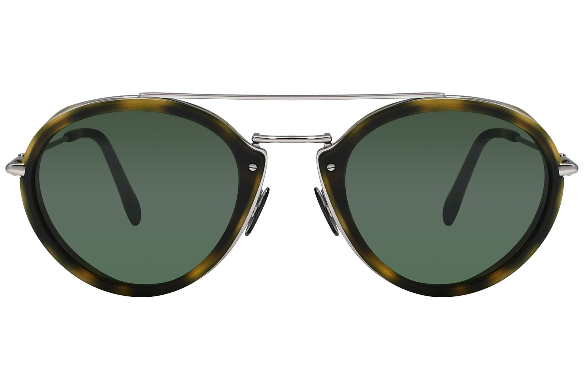 Tods Aviator Tortoise Sunglasses Model: TO220-53N Front View