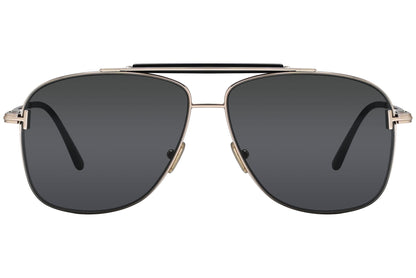 Tom Ford Aviator Gray Sunglasses Model: TF1017-28A Fron View