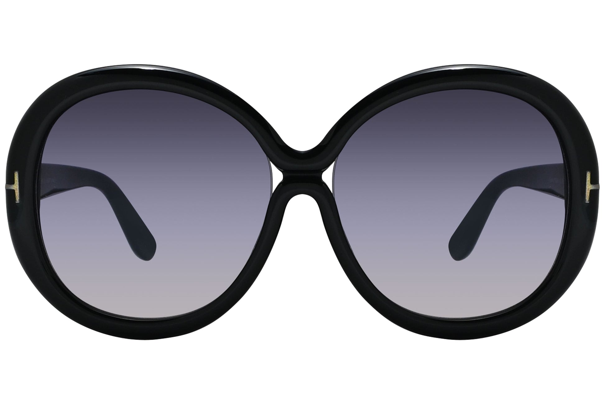 Tom Ford  Black Sunglasses Model: TF388-01B Front View