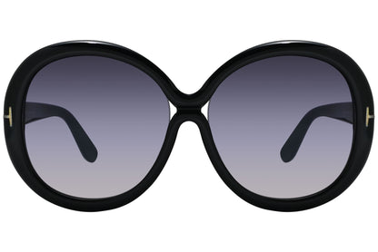 Tom Ford  Black Sunglasses Model: TF388-01B Front View