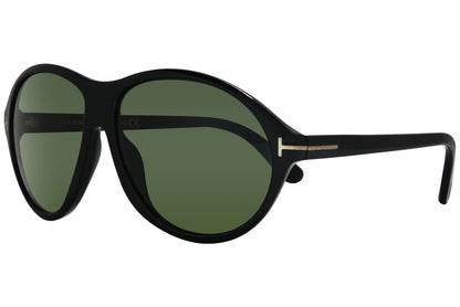 Tom Ford Aviator Black Sunglasses Model: TF398-01N Side View