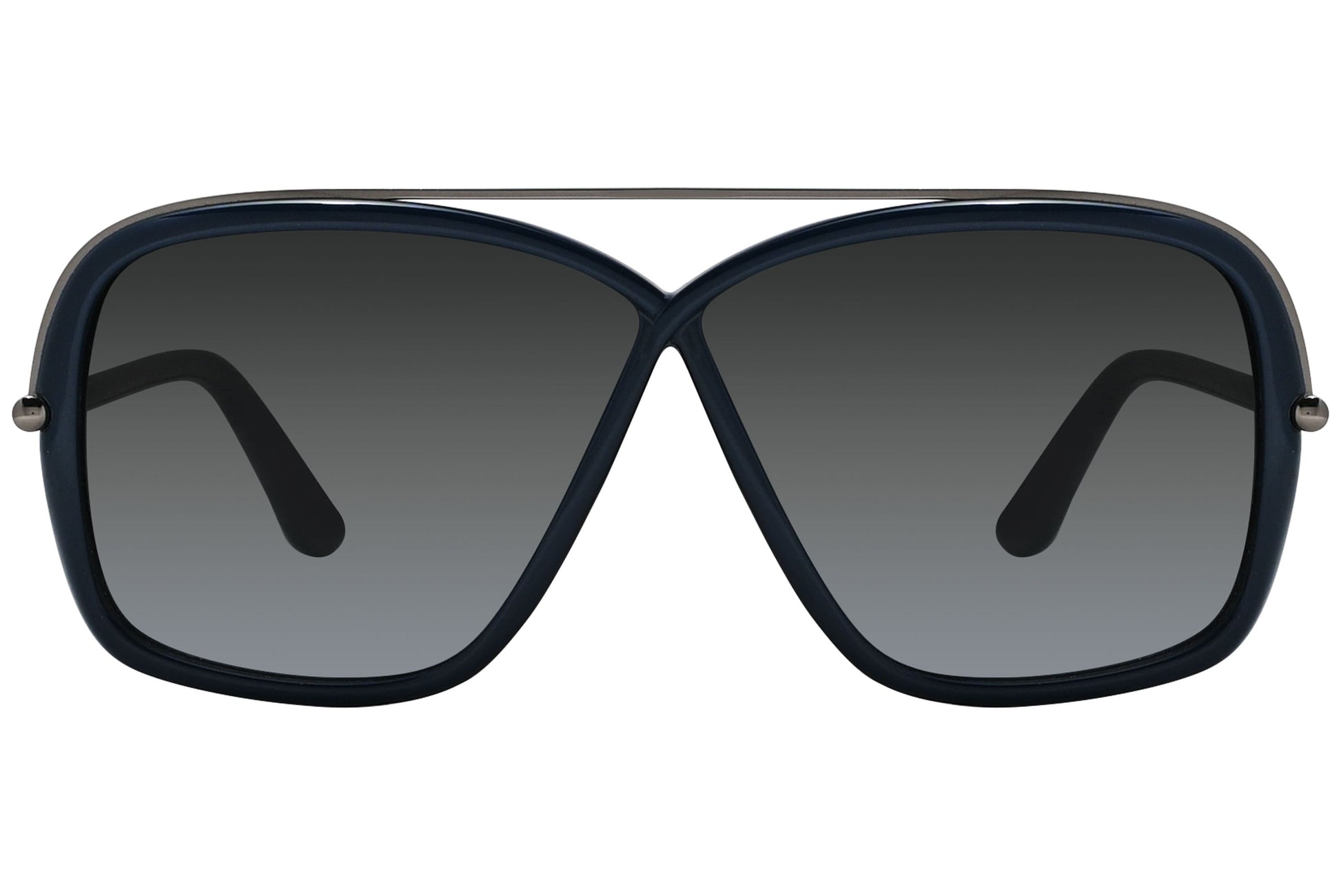 Tom Ford  Blue and Black Sunglasses Model: TF455-96P Front View