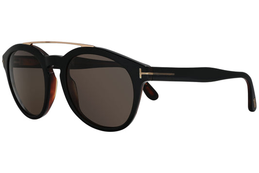 Tom Ford Dashel Black Sunglasses Model: TF515-05H-POL Side View