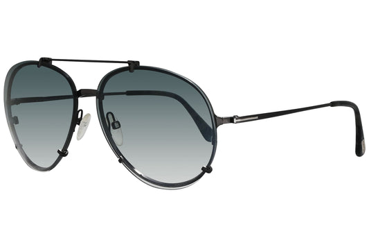 Tom Ford Dashel Black Sunglasses Model: TF527-08B Side View