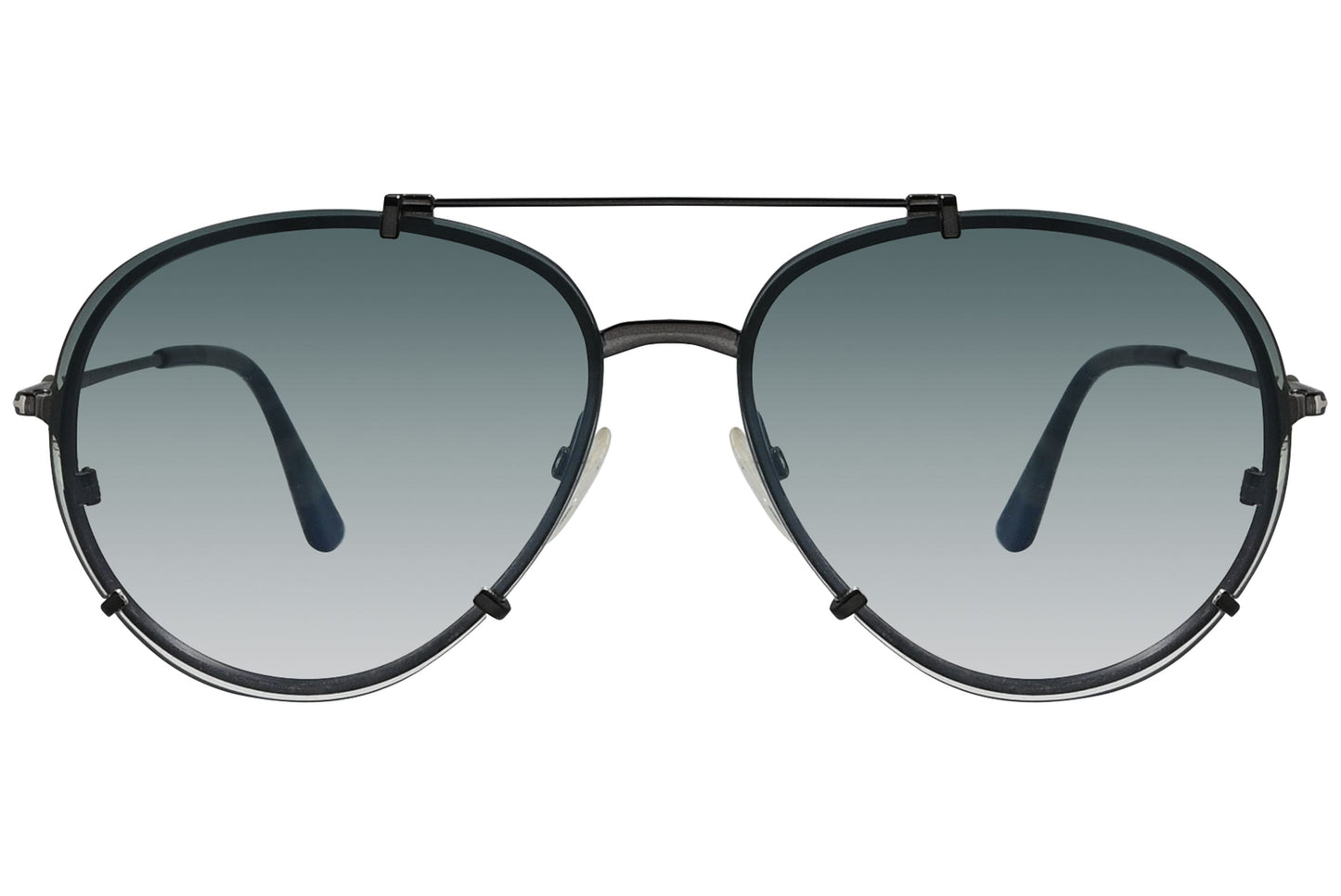 Tom Ford Dashel Black Sunglasses Model: TF527-08B Front View