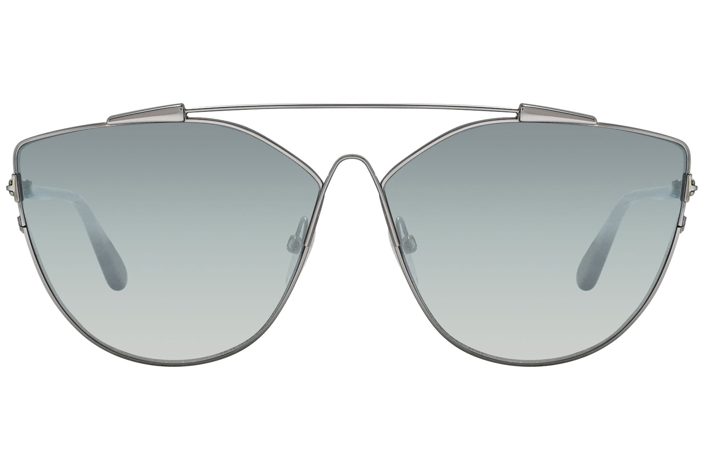 Tom Ford Silver Sunglasses Model: TF563-14X Front View