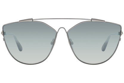 Tom Ford Silver Sunglasses Model: TF563-14X Front View