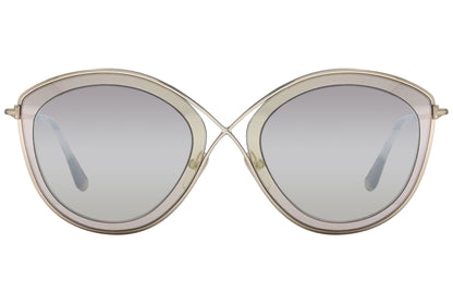 Tom Ford  Gold Sunglasses Model: TF604-47G Front View