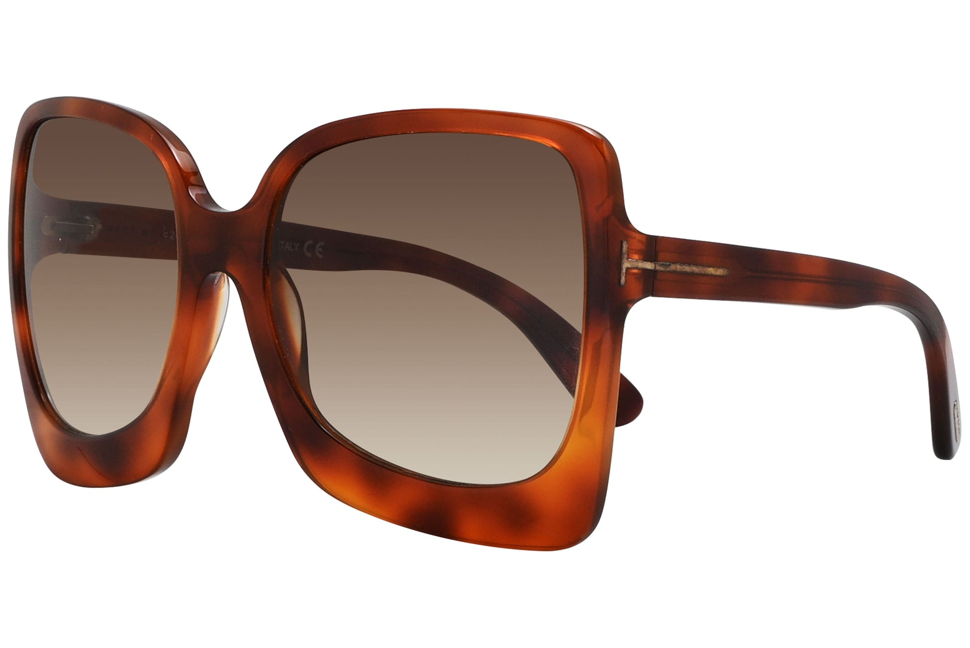 Tom Ford Geometric Orange Sunglasses Model: EMANUELLA 02