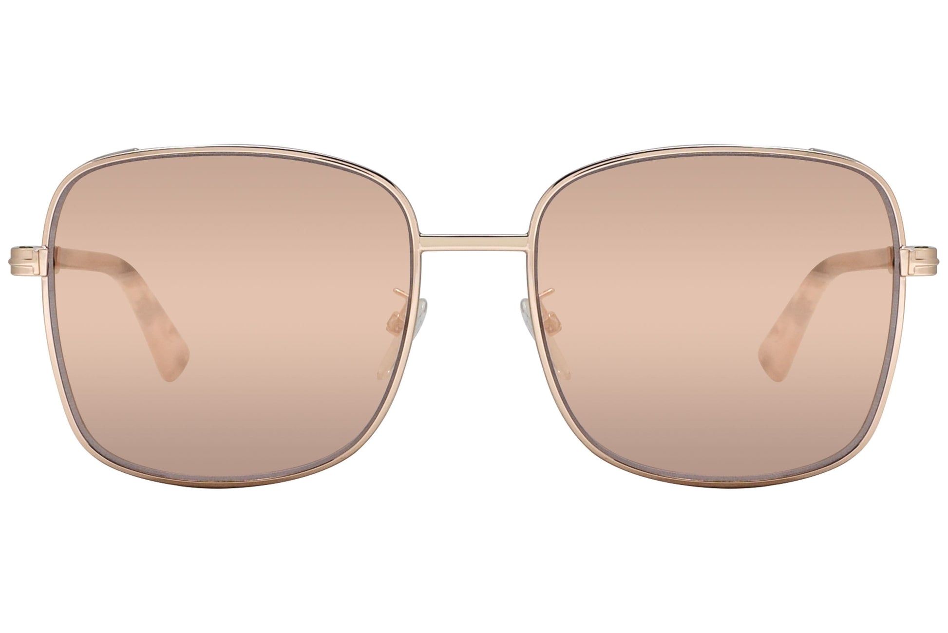 Tom Ford Square Pink Sunglasses Model: TF722K-28G Front View