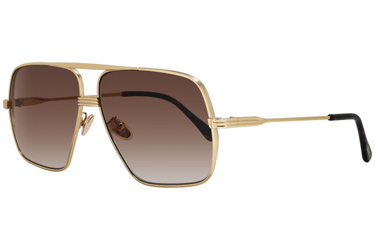 Tom Ford Dashel Gold Sunglasses Model: TF735-H-30F Side View