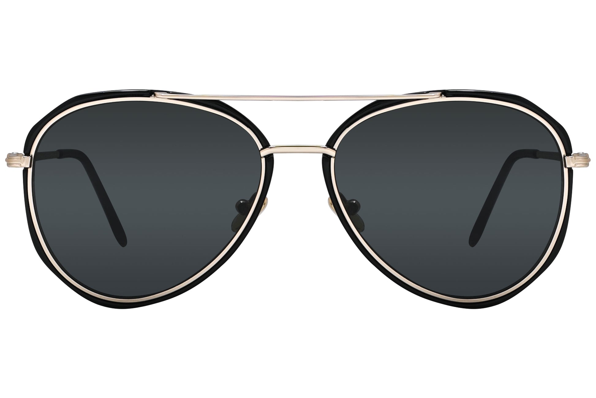 A pair of Tom Ford Dashel sunglasses with black acetate frame and metal temples.