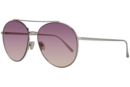 Tom Ford Silver with Pink Sunglasses Model: TF757-16F Side View