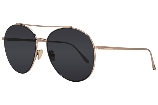 Tom Ford Dashel Gold Sunglasses Model: TF757-28A Side View