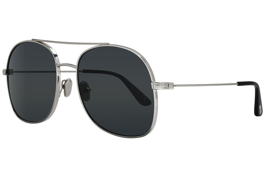 Tom Ford Dashel Silver Sunglasses Model: TF758-16A Side View