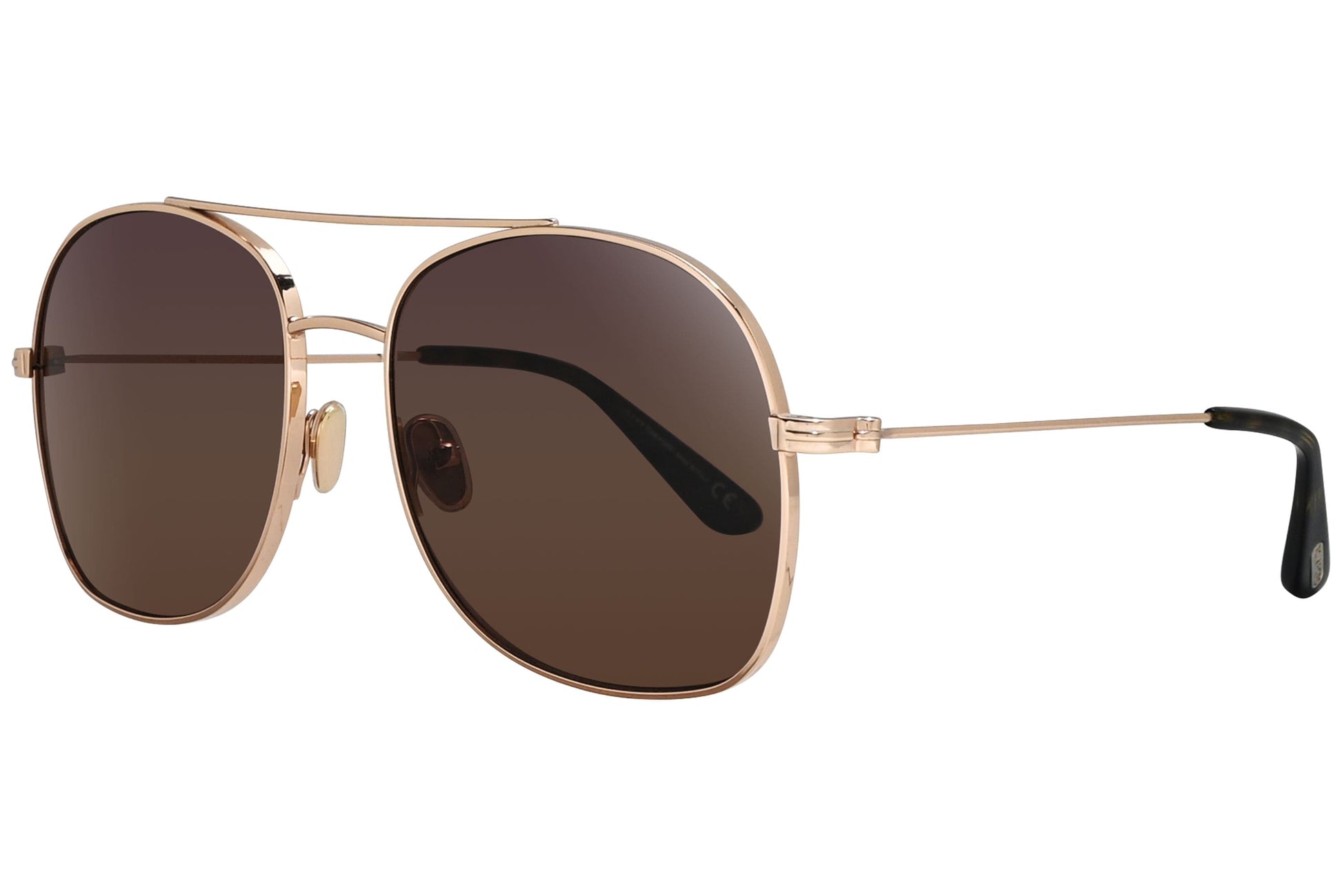 Tom Ford Dashel Brown Sunglasses Model: TF758-28E Side View