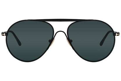 Tom Ford Aviator Black Sunglasses Model: TF773-01V Fron View