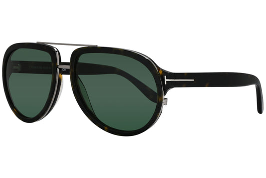 Tom Ford Black and Green Sunglasses Model: TF779-52N Side View