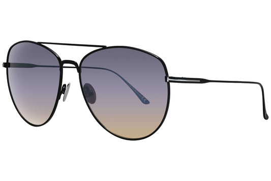 Tom Ford  Black Sunglasses Model: TF784-TITANIUM-01C Side View