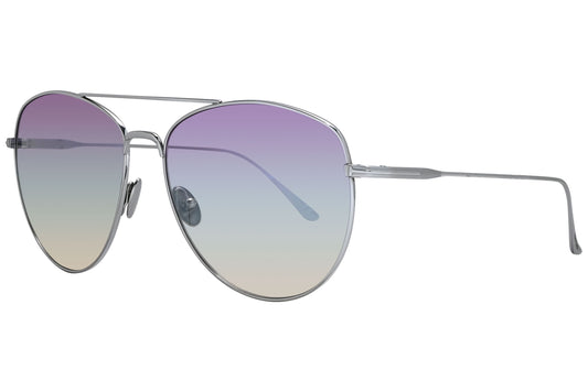 Tom Ford  Silver Sunglasses Model: TF784-TITANIUM-16Z Side View