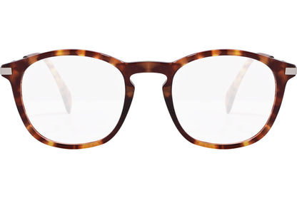Close-up of Tommy Hilfiger TH1584-086 eyeglasses – tortoise square frame detail

