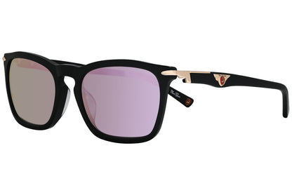 Tonino Lamborghini Wayfarer Black Sunglasses Model: TL300-S02 Side View