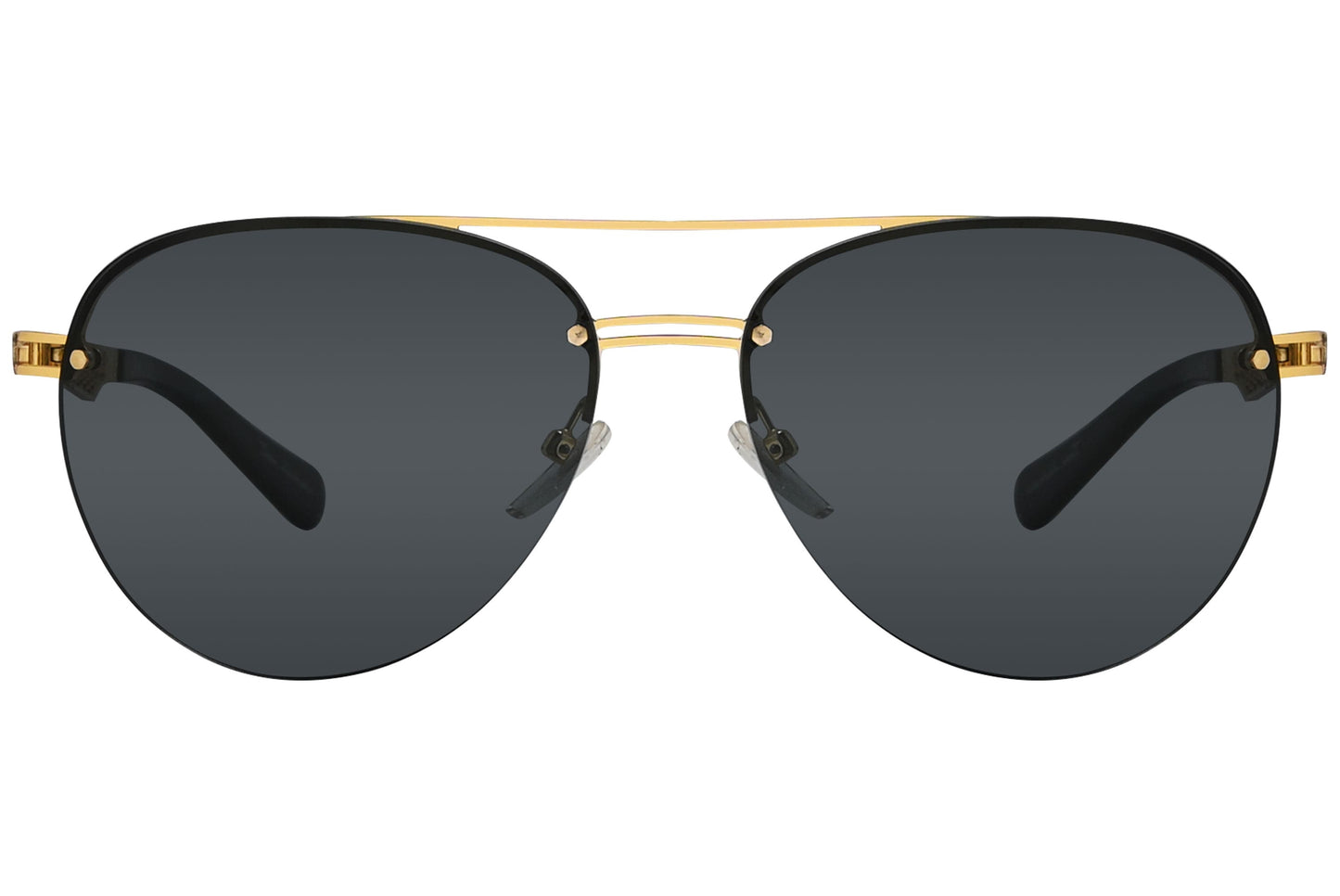 Tonino Lamborghini Aviator Gold and Black Sunglasses Model: TL603-S01 Front View