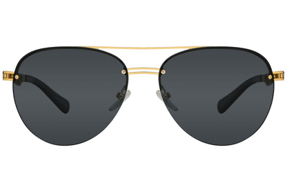 Tonino Lamborghini Aviator Gold and Black Sunglasses Model: TL603-S01 Front View