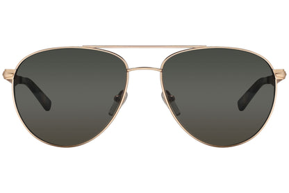 Tonino Lamborghini Aviator Gold Tortoise Sunglasses Model: TL801-S02 Front View