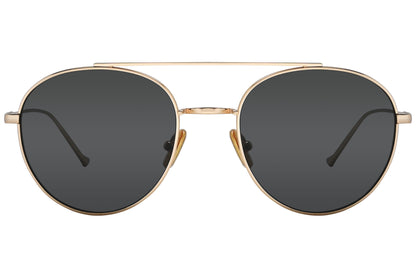 Tonino Lamborghini Aviator Gold Sunglasses Model: TL900-S01 Front View