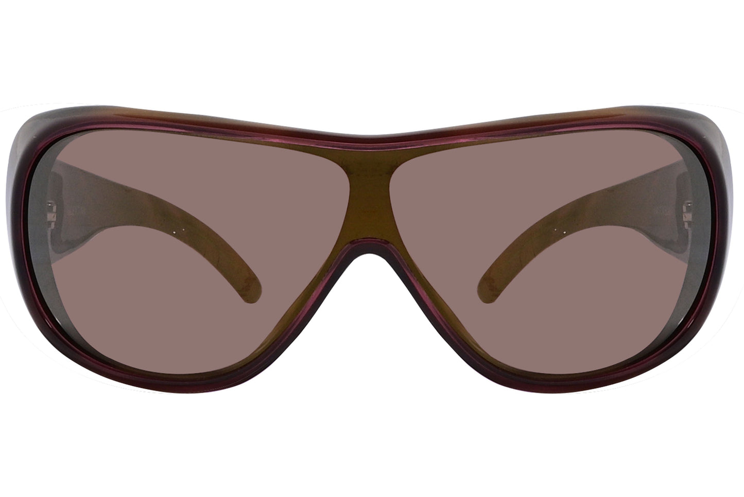 Valentino Brown Color Aviator Sunglasses Viewed From FrontAngle.