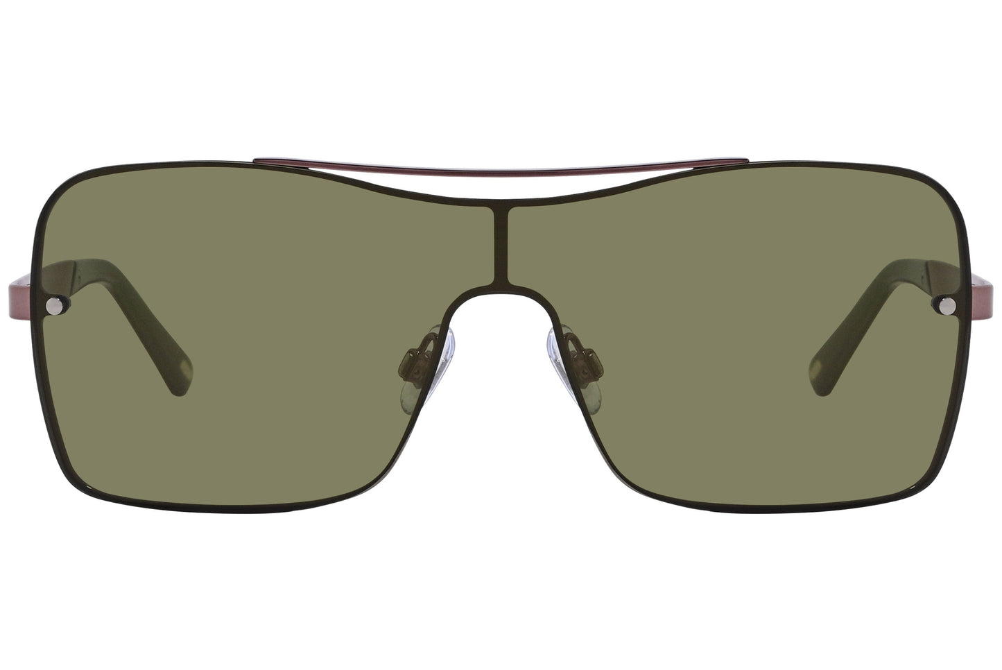 Web Maroon Color Full-Rim Sunglasses Viewed From Front Angle.