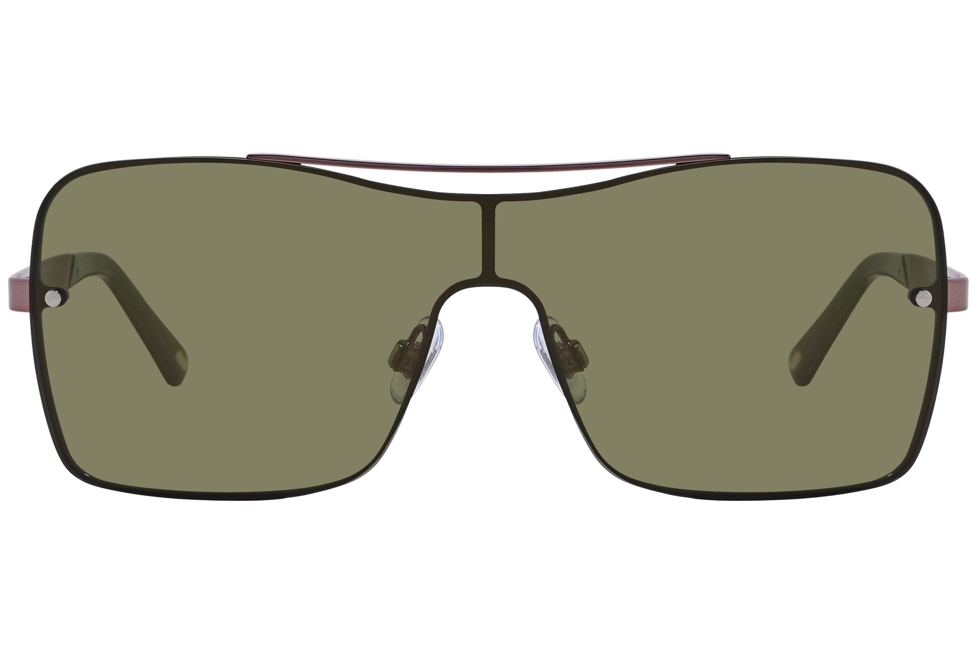 Web Maroon Color Full-Rim Sunglasses Viewed From Front Angle.