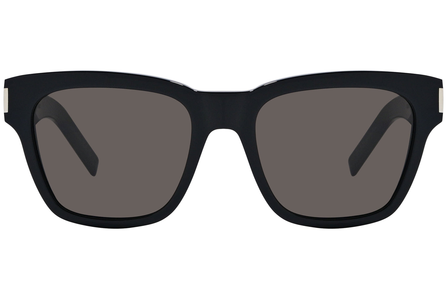 Yves Saint Laurent Black Color Square Sunglasses Viewed From Front Angle.