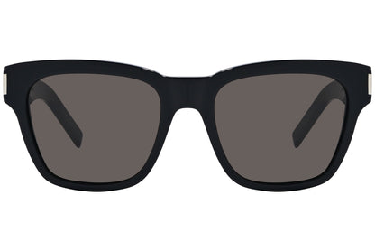 Yves Saint Laurent Black Color Square Sunglasses Viewed From Front Angle.