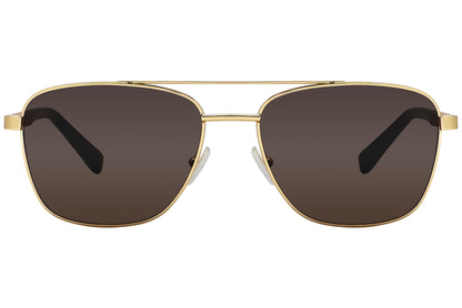 Ermenegildo Zegna Aviator Gold Sunglasses Model: EZ0014-30J Front View