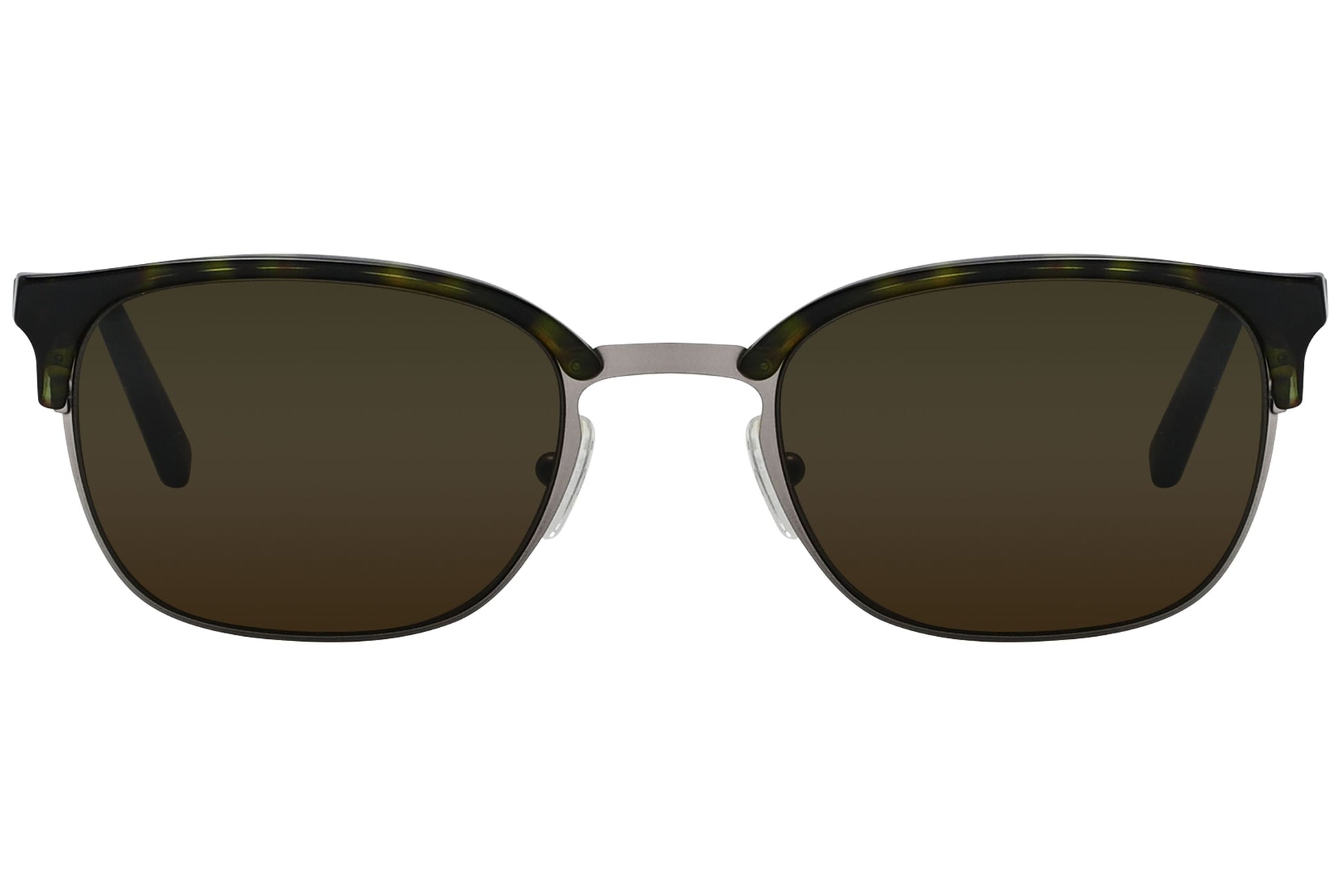 Ermenegildo Zegna Browline Olive Sunglasses Model: EZ0047-52J Front View